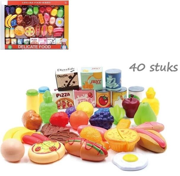 speelgoedeten set van 40 stuks